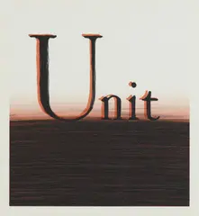 Unit by Ed Ruscha, 2004, Lithograph in colors, on Hahnemühle German Etching paper, with full margins,, sold Oct 2015