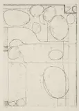 Richard Diebenkorn, Six Softgrounds #5, 1978, Soft-ground etching, on Rives paper, with full margins,