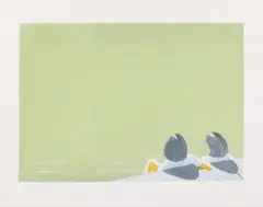 Harbor by Alex Katz, 2006, Aquatint in colors, on Cartiere Magnani Carona paper, with full margins,, sold Oct 2015
