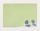 Alex Katz, Harbor, 2006, Aquatint in colors, on Cartiere Magnani Carona paper, with full margins,