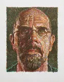 Chuck Close, Self-Portrait, 2007, Lithograph and screenprint in colors, on Somerset paper, with full margins,