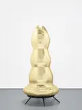 Paul McCarthy, Brancusi Tree, 2007, Self-inflatable gold mylar fabric sculpture with integrated fan,