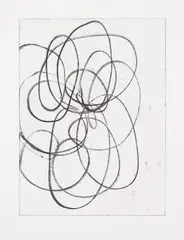Untitled, from Untitled (Triptych) by Christopher Wool, 1998, Soft ground etching, on Strathmore 500 Bristol paper, with full margins,, offered Oct 2015