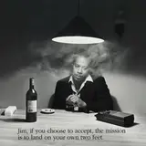 Carrie Mae Weems, Jim, if you choose to accept, the mission is to land on your own two feet