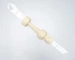 Matthew Barney, Sweet Bolus (for Parkett), 1995, Cast sugar and Viratex epoxy resin on satin ribbon with single cultured pearl,