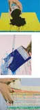 Marilyn Minter, Hands Dumping; Hands Washing; and Hands Folding, 1989, Three screenprints in colors, on aluminum panel mounted to metal strainer (as issued), the full sheets,