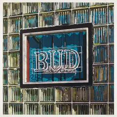 Robert Cottingham, Bud, 1996, Lithograph in colors, on Rives BFK paper, with full margins,