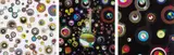 Jellyfish Eyes - Black 2; Jellyfish Eyes - White4; and Jellyfish Eyes by Takashi Murakami, 2004, 2006 and 2013, Three offset lithographs in colors, on smooth wove paper, the full sheets,, sold Oct 2015