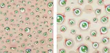 Jellyfish Eyes Cream; and Jellyfish Eyes by Takashi Murakami, 2001, Two offset lithographs in colors, on smooth wove paper, the full sheets,, sold Oct 2015