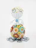 Takashi Murakami, Oval (Peter Norton Christmas Project 2000), 2000, Polychrome plastic multiple containing a mini CD,