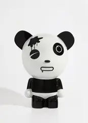 Jiji, Wounded Panda, from Hi Panda, 2006, Painted resin multiple,