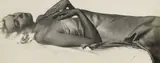 Man Ray, Reclining Nude with Satin Sheet, 1935, Gelatin silver print