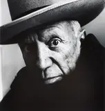 Picasso (B), Cannes by Irving Penn, 1957, Selenium toned gelatin silver print, printed 1984, sold Apr 2015
