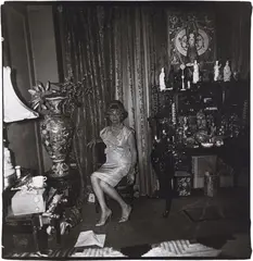 Diane Arbus, A widow in her bedroom on 55th St., NYC, 1963, Gelatin silver print