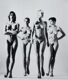 Sie Kommen (Naked), Paris by Helmut Newton, 1981, Gelatin silver print, sold Apr 2015