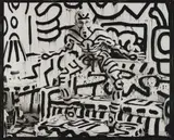 Annie Leibovitz, Keith Haring, New York, 1986, Platinum print