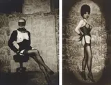 Pierre Molinier, L'eperon d'amour and Untitled, 1966-1968, Two gelatin silver prints