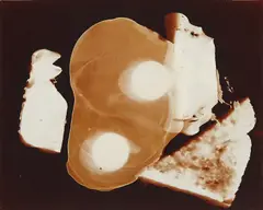 Documentary Photogram Breakfast #4 by Robert Heinecken, 1971, Gelatin silver photogram on printing out paper, offered Apr 2015