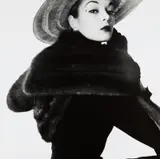 Dior Fur Scarf (Jean Patchett), New York by Irving Penn, 1950-1951, Selenium toned gelatin silver print, printed 1990, sold Apr 2015