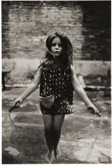 Diane Arbus, Barefoot Child Jumping Rope, NYC, 1963, Gelatin silver print