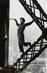 Marc Riboud, Painter of the Eiffel Tower, Paris, France, 1953, Gelatin silver print, printed later