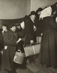Lewis Hine, Climbing into America, Ellis Island, New York, 1905, Gelatin silver print, printed late 1930s