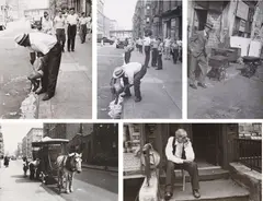 Selected Images by Helen Levitt, circa 1940, Five gelatin silver prints, each printed circa 1955, offered Apr 2015