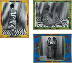Vues de Dos by Malick Sidibé, 2003-2004, Three gelatin silver prints, each in an artist's frame with hand-painted glazing and taped edge, sold Apr 2015