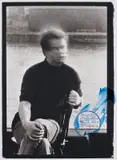 Peter Beard, Francis Bacon on His Roof at 80 Narrow Street, London, March, 1972, Gelatin silver print with ink from Camera Work Portfolio , printed 1998