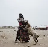 Abdullahi Mohammed with Mainasara, Ogere-Remo, Nigeria from The Hyena Men II by Pieter Hugo, 2007, Digital chromogenic print, sold Apr 2015