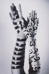 Untitled (Hands) by Shirin Neshat, 2005, Digital inkjet print, sold Apr 2015