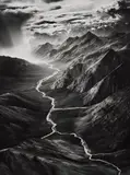 Sebastião Salgado, The Eastern Part of the Brooks Range, Arctic National Wildlife Refuge, Alaska, USA, 2009, Gelatin silver print
