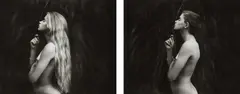 Jessie at 12 by Sally Mann, 1994, Gelatin silver print diptych, offered Apr 2015