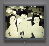 Kota Ezawa, Immediate Family, 2005, Duratrans, mounted within a lightbox