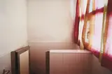 William Eggleston, Untitled (Bathroom with pink curtain, Cuba)