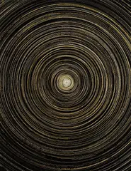 Marco Breuer, Spin (C-827), 2008, Unique chromogenic print, embossed and scratched