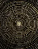 Marco Breuer, Spin (C-827), 2008, Unique chromogenic print, embossed and scratched