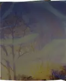 John Chiara, Old River Road at Seven Chimneys, 2014, Unique dye destruction print