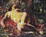 Vik Muniz, La Bacchante, after Gustave Courbet from Pictures of Magazines 2