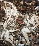 Vulcan Forges Cupid's Arrow, after Alessandro Tiarini from Pictures of Junk by Vik Muniz, 2006, Chromogenic print, offered Apr 2015