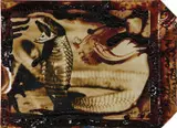 Peter Beard, Spitting Cobra (Tsavo), 1960, Polaroid print with blood, printed later