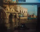 Abelardo Morell, Upright Camera Obscura Image of the Piazzeta San Marco Looking Southeast in Office, 2007, Digital chromogenic print, flush-mounted