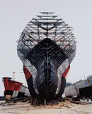 Shipyard #11, Qili Port, Zhejiang Province, China by Edward Burtynsky, 2005, Digital chromogenic print, sold Oct 2015