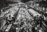 Sebastião Salgado, Churchgate Station, Western Railroad Line, Bombay, India, 1995, Gelatin silver print, printed later