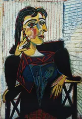 Vik Muniz, Dora Maar Seated, after Picasso from Pictures of Pigment, 2007, Chromogenic print