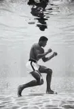 Flip Schulke, Muhammad Ali boxing underwater, 1961, Gelatin silver print, printed later