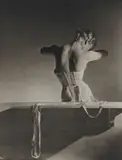 Mainbocher Corset, Paris by Horst P. Horst, 1939, Platinum palladium print, printed later, sold Oct 2015