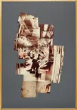 David and Ann on the Subway, N.Y., Nov. 28 by David Hockney, 1982, Photographic collage, in the artist's original frame, sold Oct 2015