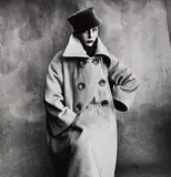 Schiaparelli Coat (Bettina) (A), Paris by Irving Penn, 1950, Selenium toned gelatin silver print, printed 1984, offered Oct 2015