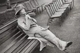 Hyde Park in the Grey Drizzle, London by Henri Cartier-Bresson, 1937, Gelatin silver print, printed later, sold Oct 2015
